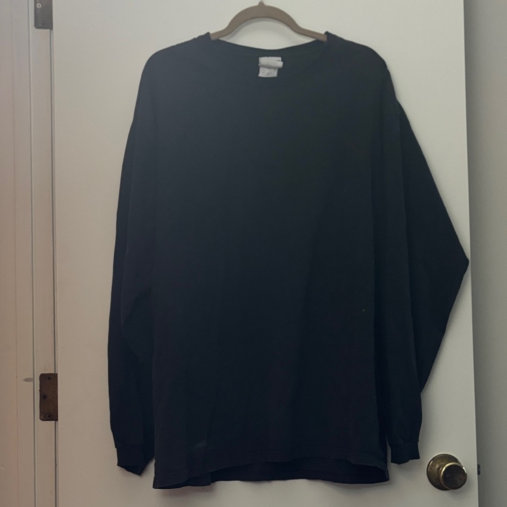 Jerzees Men's Black Long Sleeve Tee